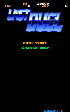 Last Duel (US New Ver.) Title Screen